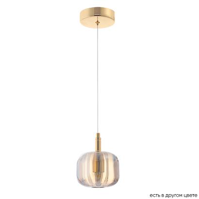 светильник подвесной crystal lux box sp1 gold/amber crystal lux 1272/201, доставка по Казахстану 