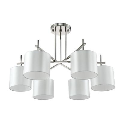 купить Люстра Crystal Lux SERGIO PL6 NICKEL Crystal Lux 2900/306 в Алматы, svet.kz, доставка по Казахстану 