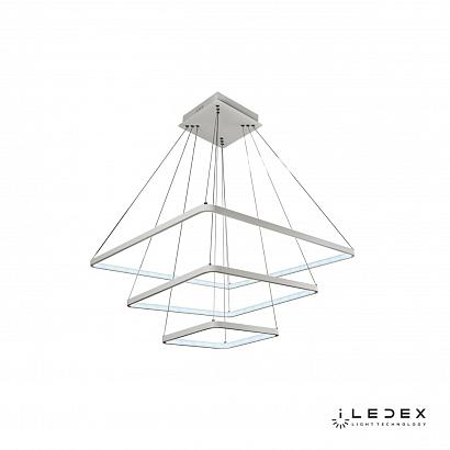 люстры подвесная люстра iledex venus 8153-700+500+300-d-t белый, доставка по Казахстану 