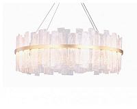 newport 10830 10830/80 new , подвесной светильник, brass clear crystal d80*h30 cm led strip 140w 3000k 12600lm, доставка по Казахстану 