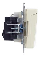 BRITE Роз. с з/к/ш с кр. 16А IP44 РСбш10-3-44-БрКр беж. IEK 