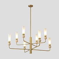 люстра crystal lux simply sp8 brass crystal lux 4080/308, доставка по Казахстану 