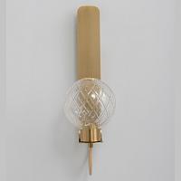 Дополнительная картинка Бра BELLA AP1 BRASS Crystal Lux 0242/401