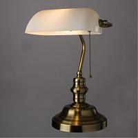 Дополнительная картинка Настольная лампа Arte Lamp Banker A2493LT-1AB