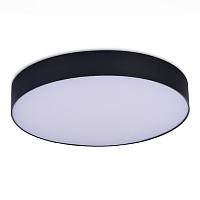 люстры st606.442.48 светильник потолочный черный led 1*48w 4000k 4 320lm ra>85 120° ip20 d400xh55 185-265v, доставка по Казахстану 