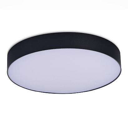 люстры st606.442.48 светильник потолочный черный led 1*48w 4000k 4 320lm ra>85 120° ip20 d400xh55 185-265v, доставка по Казахстану 