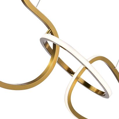 люстры sl6505.203.26 светильник подвесной st-luce золотистый/золотистый led 1*26w, доставка по Казахстану 