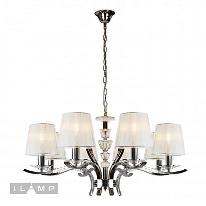 люстры подвесная люстра ilamp omega rm5231/8cr, доставка по Казахстану 