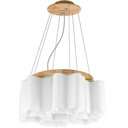 люстры подвесная люстра lightstar nubi legno 802165, доставка по Казахстану 