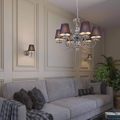 подвесная люстра odeon light mirella 4191/6, доставка по Казахстану 