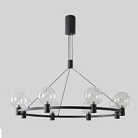 люстра crystal lux duet sp56w led black 4090/356, доставка по Казахстану 