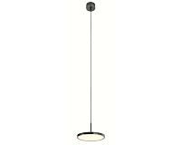 newport 3510 3511/s black glossy , подвесной светильник, black glossy d19*h9,6/250 cm led strip 8w 3100k 125lm, доставка по Казахстану 