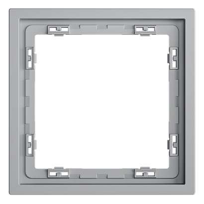 Рамка пластиковая VOLTUM S70 на 1 пост, (серый) 