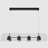 светильник подвесной crystal lux element sp48w led black crystal lux 4020/248, доставка по Казахстану 