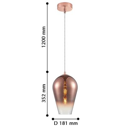 подвесной светильник favourite gradient 2331-1p, доставка по Казахстану 