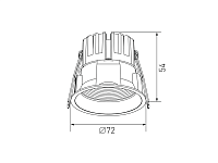 Дополнительная картинка DL-RE1202-WH-WW  Светильник DesignLed DL-RE