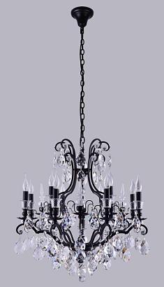 люстра crystal lux magnifico sp13 black/transparent crystal lux 2310/313, доставка по Казахстану 