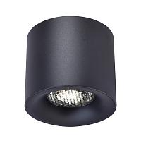 ST761.433.10 Светильник потолочный черный LED 1*10W 3000K 530Lm Ra 36° IP20 D80xH70 170-240VV, доставка по Казахстану 
