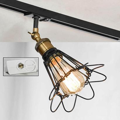 Трековый светильник однофазный Lussole LOFT Track Lights LSP-9109-TAW купить в Алматы svet.kz