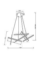 Дополнительная картинка Подвесной светильник Maytoni MOD016PL-L80WK