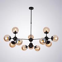 подвесная люстра arte lamp bolla a1664sp-12bk, доставка по Казахстану 