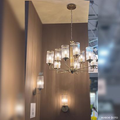 люстра crystal lux gloria sp9 brass crystal lux 1910/309, доставка по Казахстану 