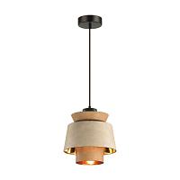 4992/1 pendant odl23 287 св. коричневый/золотой/металл/кожа подвес e27 60w kressa, доставка по Казахстану 