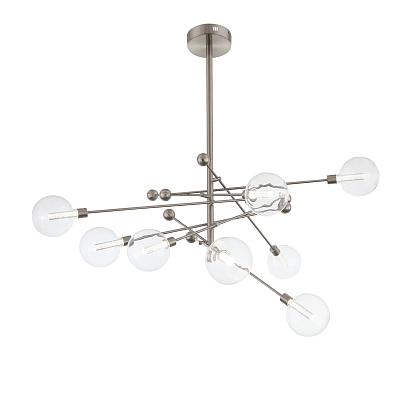 купить SL377.342.08 Люстра потолочная ST-Luce Никель/Прозрачный LED 8*4,5W 4000K GIACIO в Алматы, svet.kz, доставка по Казахстану 