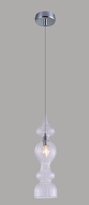 светильник подвесной crystal lux iris sp1 a transparent crystal lux 2072/201, доставка по Казахстану 