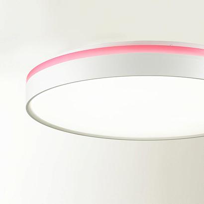 люстры 7708/el color sn 100 светильник с пультом ду kezo pink, доставка по Казахстану 