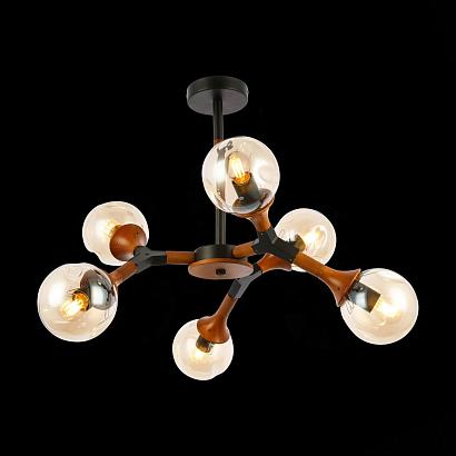 потолочная люстра evoluce raquel sle109402-06, доставка по Казахстану 