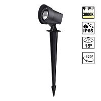 359218 STREET NT23 черный Светильник ландшафтный светодиодный грунтовой IP65 LED 13W 110-240V 1040Лм 3000К LANDSCAPE