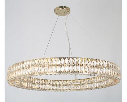 newport 10120 10124+18/s gold , подвесной  светильник, gold clear crystal d95*h11 cm g9 22*40w, доставка по Казахстану 