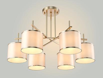 купить Люстра Crystal Lux SERGIO PL6 GOLD Crystal Lux 2901/306 в Алматы, svet.kz, доставка по Казахстану 