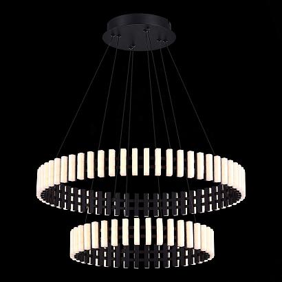 люстры sl6203.403.65 люстра подвесная st-luce черный/белый led 1*65w 3000k, доставка по Казахстану 