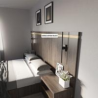 Дополнительная картинка Бра Crystal Lux LARGO AP12W BLACK Crystal Lux 0780/412
