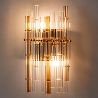 Декоративные настенные Настенный светильник Arte Lamp CRYSTALLA A4111AP-2GO, доставка по Казахстану 