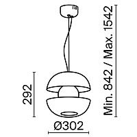 Дополнительная картинка Подвесной светильник Maytoni MOD322PL-L6G3K