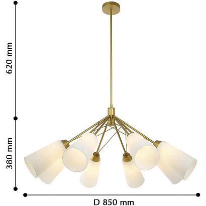 подвесная люстра favourite knospe 2357-8p, доставка по Казахстану 