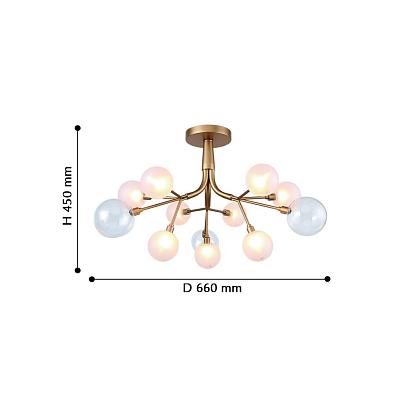 Потолочные Потолочная люстра Favourite Babylon 2515-9U, доставка по Казахстану 