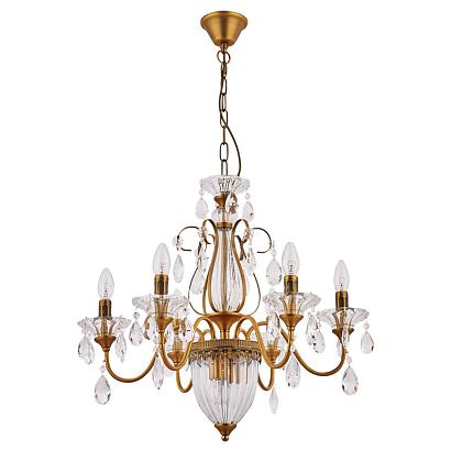 подвесная люстра arte lamp schelenberg a4410lm-6-2sr, доставка по Казахстану 