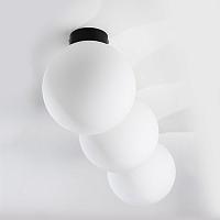 люстры 812027 (mx8131-1b-m ) люстра globo 1х40w e14 matt black/white (в комплекте), доставка по Казахстану 