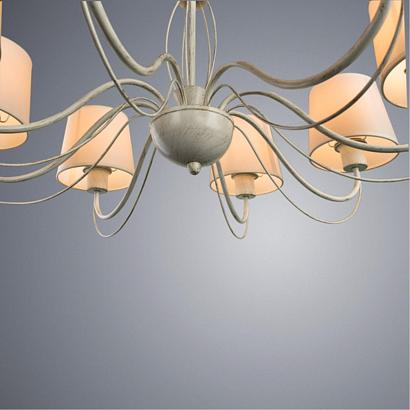 люстры подвесная люстра arte lamp orlean a9310lm-8wg, доставка по Казахстану 