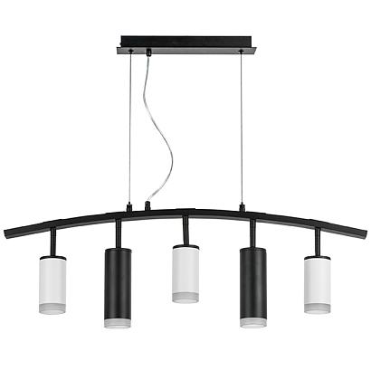 lr7353638720 люстра rullo 5х50w gu10 черный - белый  571735 - 214436-3 - 214487-2 - 202430-5, доставка по Казахстану 