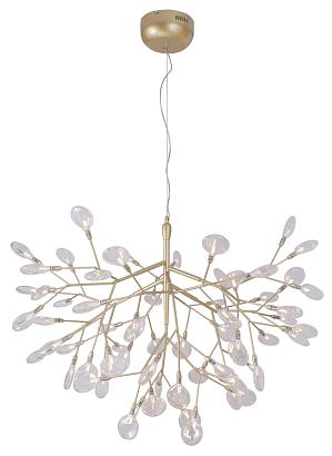 Подвесные Светильник подвесной Crystal Lux EVITA SP63 GOLD/TRANSPARENT Crystal Lux 1692/263, доставка по Казахстану 