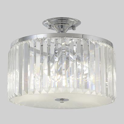 светильник потолочный crystal lux hilton pl4 chrome crystal lux 1982/104, доставка по Казахстану 