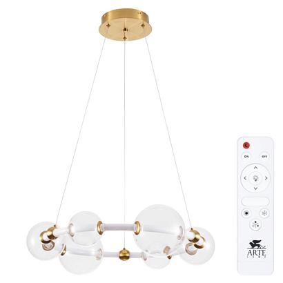 люстры подвесной светодиодный светильник arte lamp crocus a2780lm-40pb, доставка по Казахстану 