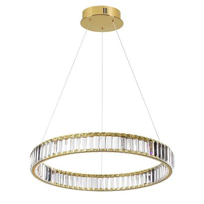 5015/36l l-vision odl23 425 золотой/прозрачный металл/хрусталь люстра led 36w 4000k 4280лм vekia, доставка по Казахстану 