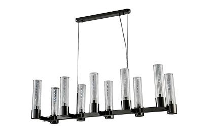люстры люстра crystal lux otono sp10 l980 black chromium/transparente crystal lux 2632/310, доставка по Казахстану 