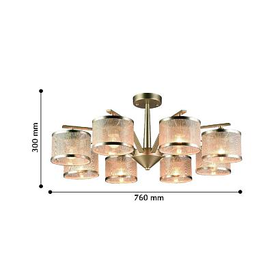 люстры потолочная люстра f-promo bonbon 2488-8p, доставка по Казахстану 